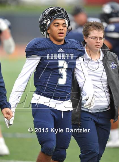 Thumbnail 1 in Nolan Catholic @ Liberty Christian (TAPPS Division 1 Bi-District Playoff) photogallery.