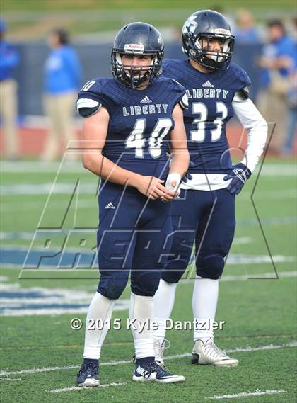 Thumbnail 2 in Nolan Catholic @ Liberty Christian (TAPPS Division 1 Bi-District Playoff) photogallery.