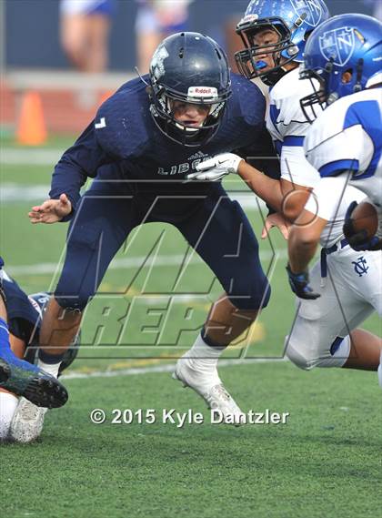 Thumbnail 1 in Nolan Catholic @ Liberty Christian (TAPPS Division 1 Bi-District Playoff) photogallery.