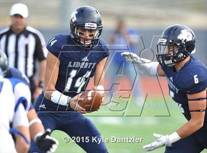 Thumbnail 1 in Nolan Catholic @ Liberty Christian (TAPPS Division 1 Bi-District Playoff) photogallery.