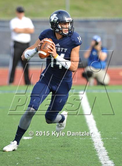 Thumbnail 3 in Nolan Catholic @ Liberty Christian (TAPPS Division 1 Bi-District Playoff) photogallery.