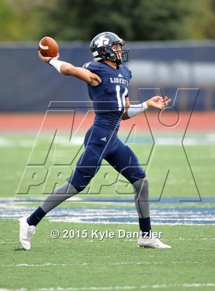 Thumbnail 1 in Nolan Catholic @ Liberty Christian (TAPPS Division 1 Bi-District Playoff) photogallery.