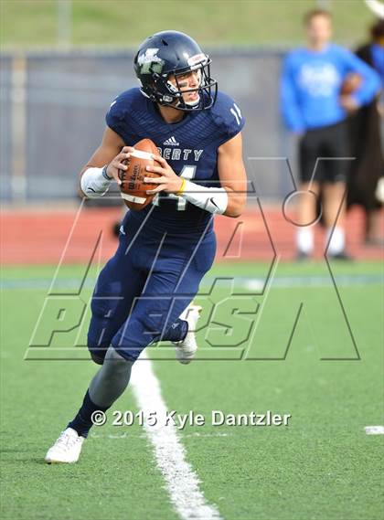 Thumbnail 2 in Nolan Catholic @ Liberty Christian (TAPPS Division 1 Bi-District Playoff) photogallery.