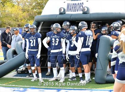 Thumbnail 1 in Nolan Catholic @ Liberty Christian (TAPPS Division 1 Bi-District Playoff) photogallery.