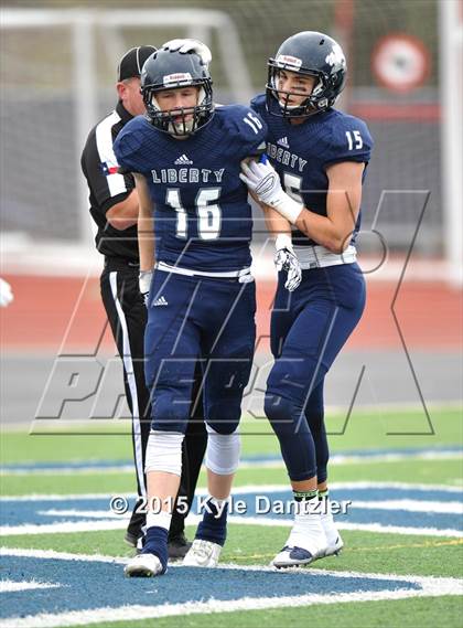 Thumbnail 1 in Nolan Catholic @ Liberty Christian (TAPPS Division 1 Bi-District Playoff) photogallery.