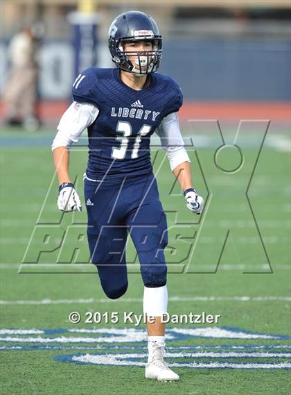 Thumbnail 2 in Nolan Catholic @ Liberty Christian (TAPPS Division 1 Bi-District Playoff) photogallery.