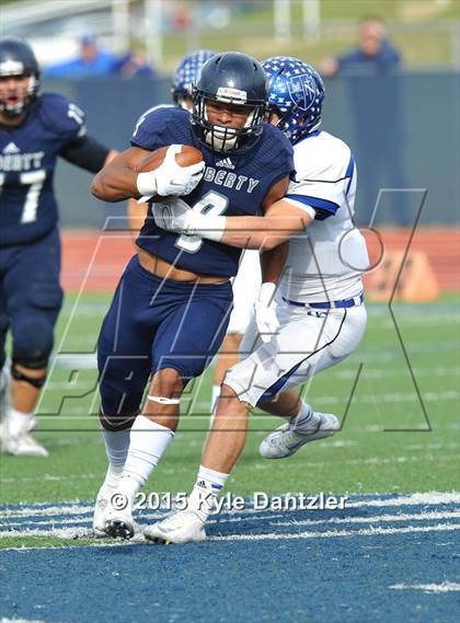 Thumbnail 1 in Nolan Catholic @ Liberty Christian (TAPPS Division 1 Bi-District Playoff) photogallery.