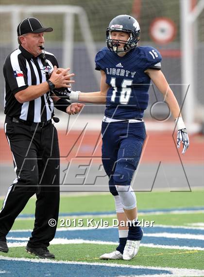 Thumbnail 1 in Nolan Catholic @ Liberty Christian (TAPPS Division 1 Bi-District Playoff) photogallery.