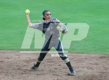 Thumbnail 3 in Katy vs. Forney (UIL 6A D2 Softball Final) photogallery.