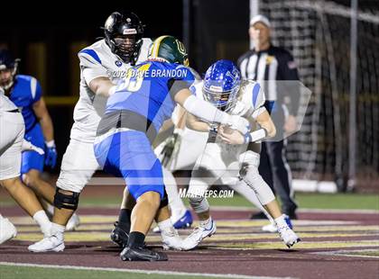 Thumbnail 1 in LA Rams NFF Coastal Valley Senior All-Star Game photogallery.