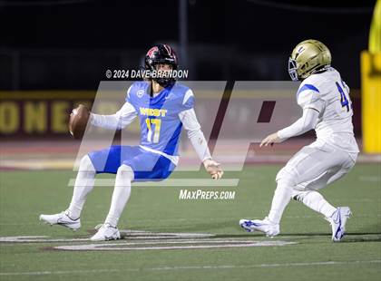 Thumbnail 1 in LA Rams NFF Coastal Valley Senior All-Star Game photogallery.