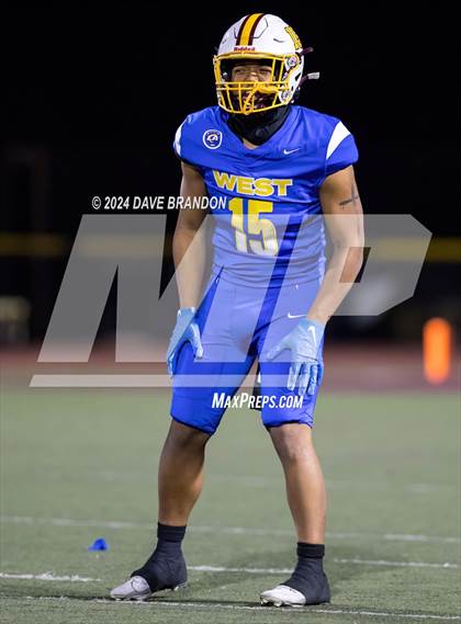 Thumbnail 2 in LA Rams NFF Coastal Valley Senior All-Star Game photogallery.
