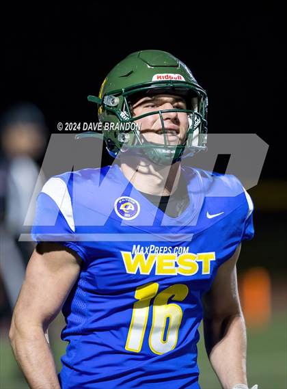 Thumbnail 1 in LA Rams NFF Coastal Valley Senior All-Star Game photogallery.