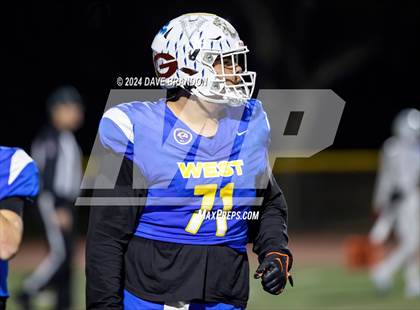 Thumbnail 3 in LA Rams NFF Coastal Valley Senior All-Star Game photogallery.