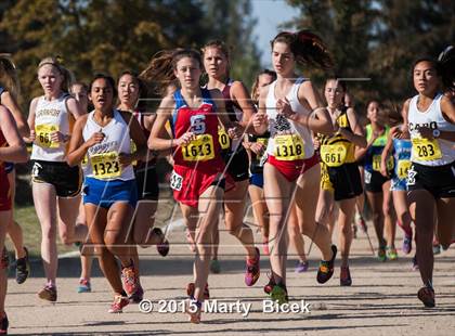 Thumbnail 2 in CIF State Cross Country Championships (D2 Girls Race) photogallery.