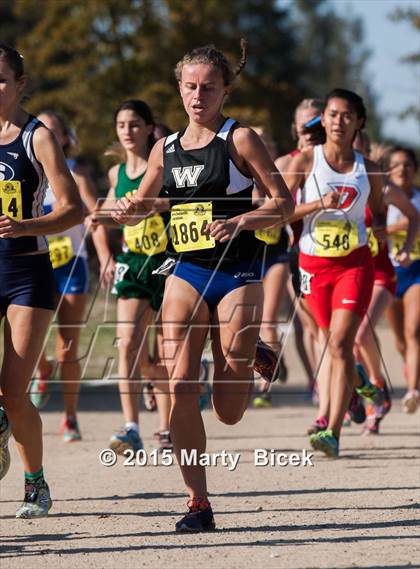 Thumbnail 3 in CIF State Cross Country Championships (D2 Girls Race) photogallery.