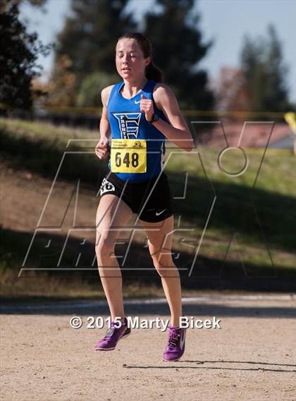 Thumbnail 2 in CIF State Cross Country Championships (D2 Girls Race) photogallery.
