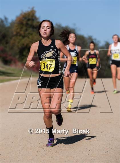 Thumbnail 3 in CIF State Cross Country Championships (D2 Girls Race) photogallery.