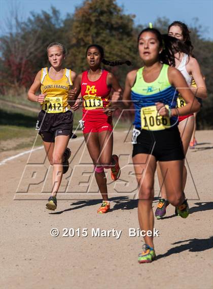 Thumbnail 3 in CIF State Cross Country Championships (D2 Girls Race) photogallery.