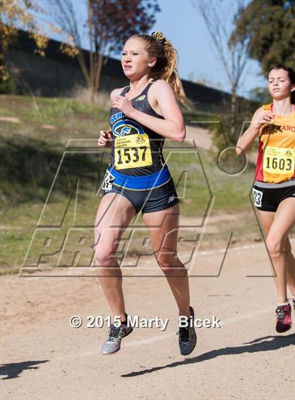 Thumbnail 3 in CIF State Cross Country Championships (D2 Girls Race) photogallery.