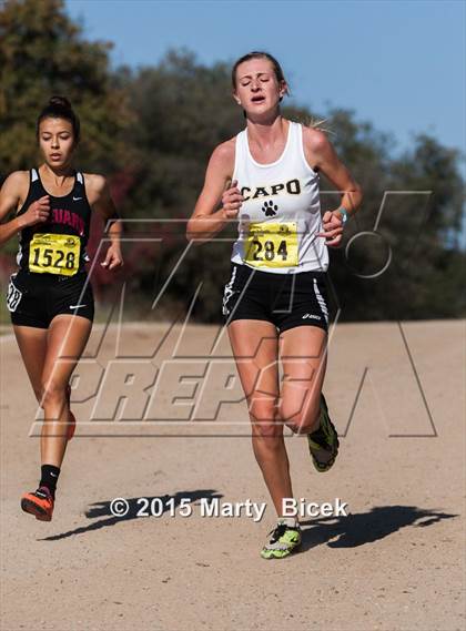 Thumbnail 2 in CIF State Cross Country Championships (D2 Girls Race) photogallery.