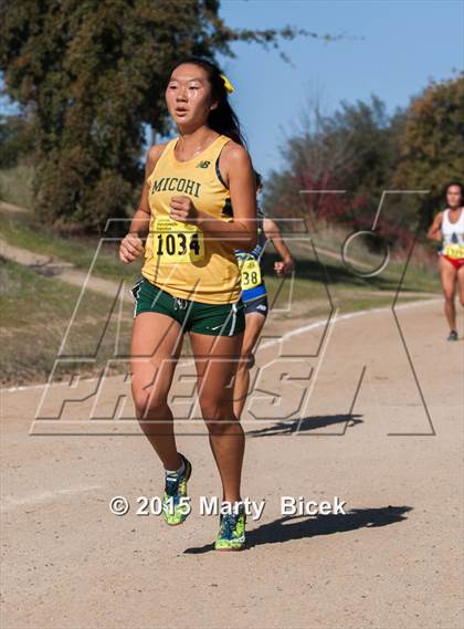 Thumbnail 3 in CIF State Cross Country Championships (D2 Girls Race) photogallery.