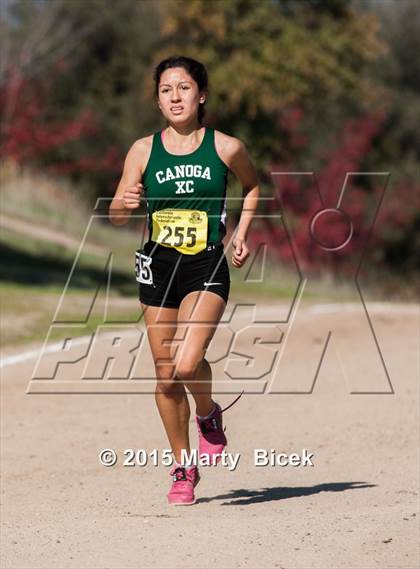 Thumbnail 3 in CIF State Cross Country Championships (D2 Girls Race) photogallery.