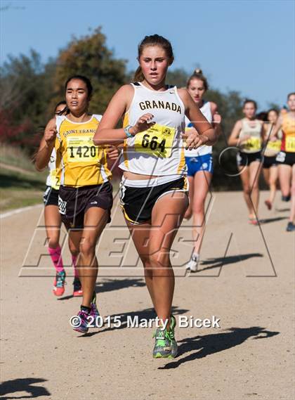 Thumbnail 2 in CIF State Cross Country Championships (D2 Girls Race) photogallery.