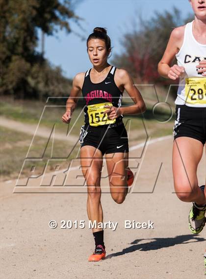 Thumbnail 1 in CIF State Cross Country Championships (D2 Girls Race) photogallery.