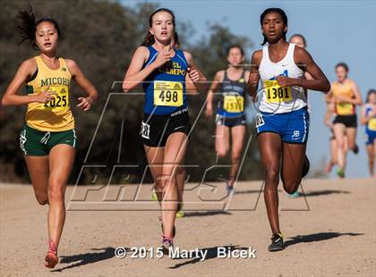 Thumbnail 3 in CIF State Cross Country Championships (D2 Girls Race) photogallery.
