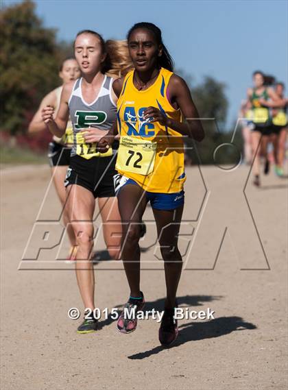 Thumbnail 2 in CIF State Cross Country Championships (D2 Girls Race) photogallery.