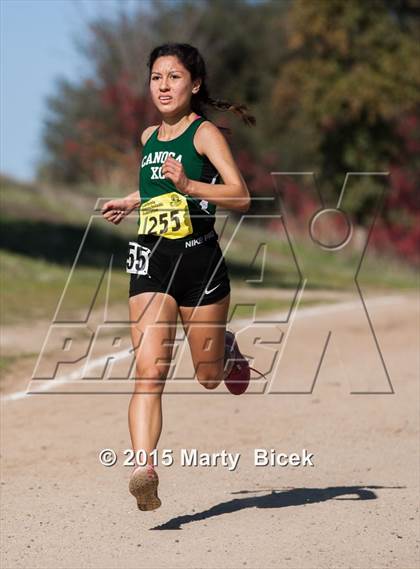 Thumbnail 1 in CIF State Cross Country Championships (D2 Girls Race) photogallery.
