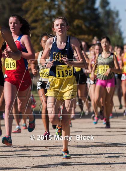 Thumbnail 3 in CIF State Cross Country Championships (D2 Girls Race) photogallery.