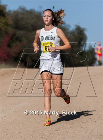 Thumbnail 3 in CIF State Cross Country Championships (D2 Girls Race) photogallery.