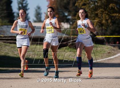 Thumbnail 3 in CIF State Cross Country Championships (D2 Girls Race) photogallery.