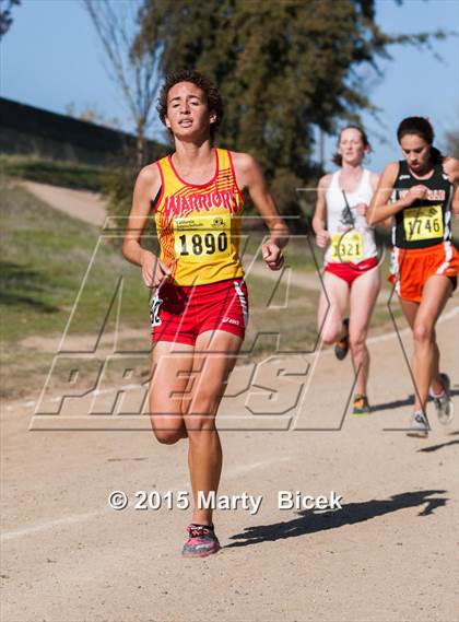 Thumbnail 2 in CIF State Cross Country Championships (D2 Girls Race) photogallery.