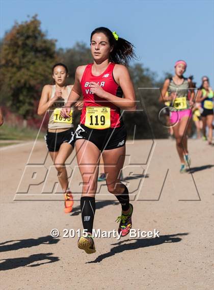Thumbnail 2 in CIF State Cross Country Championships (D2 Girls Race) photogallery.