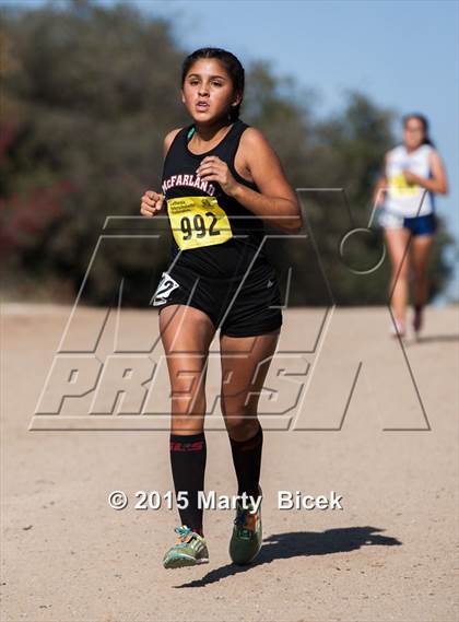 Thumbnail 1 in CIF State Cross Country Championships (D2 Girls Race) photogallery.