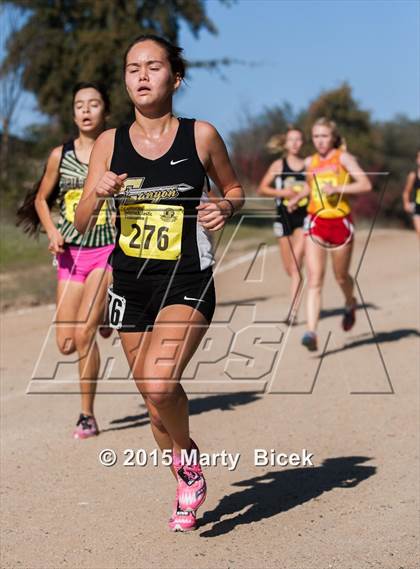 Thumbnail 3 in CIF State Cross Country Championships (D2 Girls Race) photogallery.