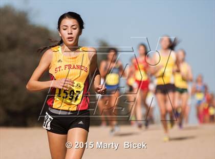 Thumbnail 3 in CIF State Cross Country Championships (D2 Girls Race) photogallery.
