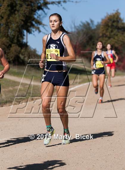 Thumbnail 3 in CIF State Cross Country Championships (D2 Girls Race) photogallery.