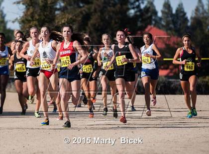 Thumbnail 1 in CIF State Cross Country Championships (D2 Girls Race) photogallery.