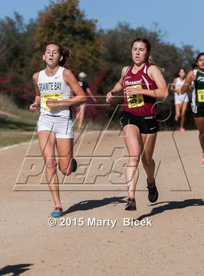 Thumbnail 3 in CIF State Cross Country Championships (D2 Girls Race) photogallery.