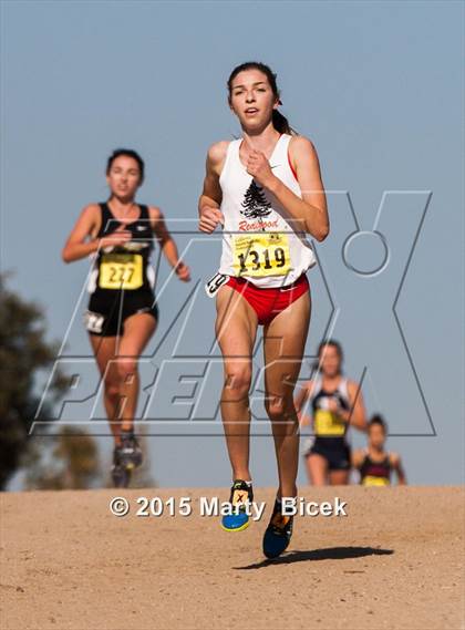Thumbnail 2 in CIF State Cross Country Championships (D2 Girls Race) photogallery.