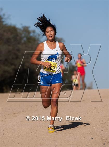 Thumbnail 3 in CIF State Cross Country Championships (D2 Girls Race) photogallery.