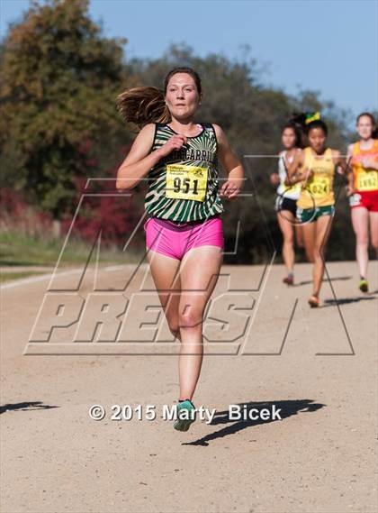 Thumbnail 3 in CIF State Cross Country Championships (D2 Girls Race) photogallery.