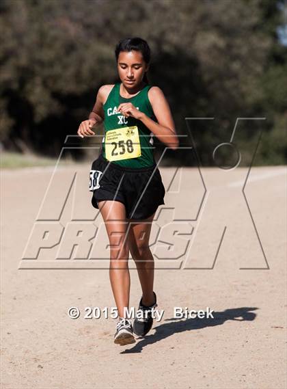 Thumbnail 2 in CIF State Cross Country Championships (D2 Girls Race) photogallery.