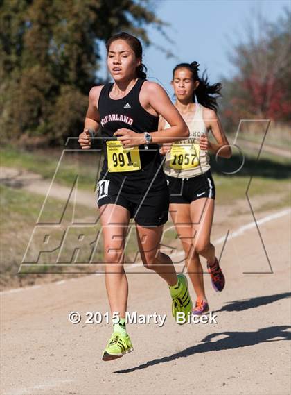 Thumbnail 2 in CIF State Cross Country Championships (D2 Girls Race) photogallery.