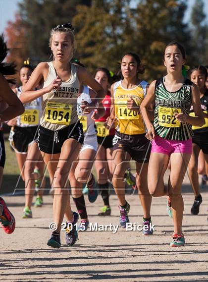 Thumbnail 3 in CIF State Cross Country Championships (D2 Girls Race) photogallery.