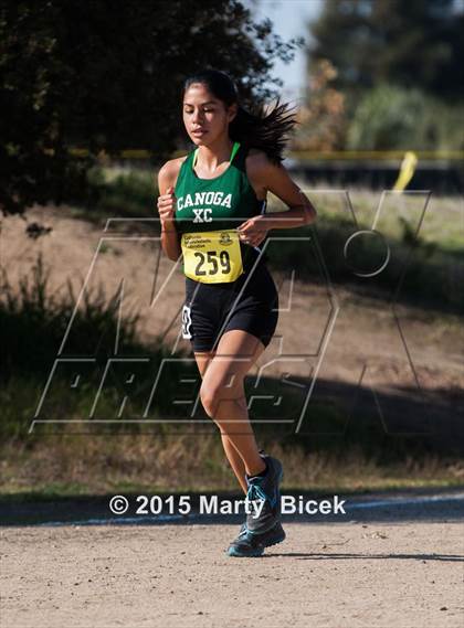 Thumbnail 2 in CIF State Cross Country Championships (D2 Girls Race) photogallery.